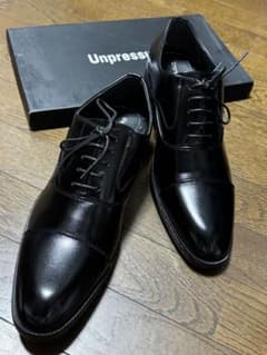 Unpressure メンズ ビジネスシューズ ブラック 27.0cmのサムネイル