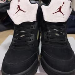 NIKE AIR JORDAN 5 RETRO BLACK加水分解のサムネイル
