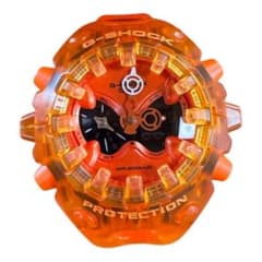 CASIO G-SHOCK オレンジ スケルトン デジタル腕時計 - メルカリ