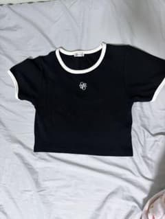 INGNI リンガーTシャツ 半袖 ブラックのサムネイル