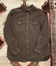 【Cabela’s】カベラス 長袖シャツ 90s〜00sLサイズ ブラウン