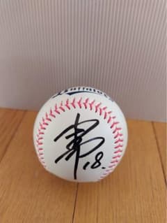 山本由伸 オリックス・バファローズ 球団ロゴ入り直筆サインボール(証拠写真付き)のサムネイル