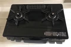 Rinnai 2口ガスコンロ ブラックのサムネイル