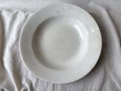 フランスアンティーク　リュネヴィル窯　スープ皿　プレート　白皿　深皿 フランスアンティーク リュネヴィル窯 スープ皿 プレート 白皿 深皿