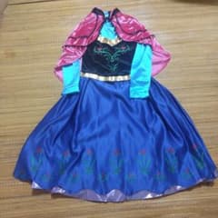 アナと雪の女王 アナ風 コスプレ衣装大人XL(出品者は普段MやLを着用)のサムネイル