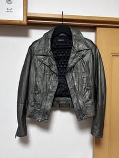 5351 POUR LES HOMMES レザージャケット サイズF 牛革