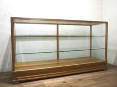 1986 高級　大型 4面ガラスケース　飾り棚　ショーケース　カウンター　什器 1986 高級 大型 4面ガラスケース 飾り棚 ショーケース カウンター 什器