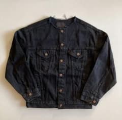90’s USA製 Levi’s ブラック後染めトラッカージャケットのサムネイル