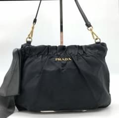美品 PRADA プラダ ナイロン ショルダーバッグ 黒 - メルカリ