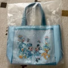 ディズニー 25周年 スーベニアランチケース ダイソー クリアバッグ付