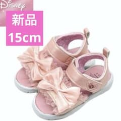 아리엘 15.0cm 샌들 fairymagic 핑크 신품 리본 신발 공주