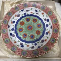 超希少・特大　美濃焼 蔵珍窯（ぞうほうがま） 大皿 36cm 尺二皿 飾皿 超希少・特大 美濃焼 蔵珍窯（ぞうほうがま） 大皿 36cm 尺二皿 飾皿