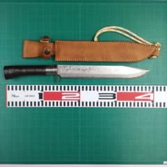 極上品】 越前丸勝作 カスタムナイフ 墨流し総ぼかし - メルカリ
