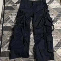 UK pants military テクノパンツ紺S ネイビーのサムネイル