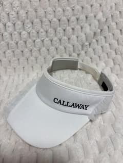 Callaway レディース ゴルフバイザー フリル ホワイトのサムネイル