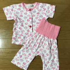 女の子 パジャマ 80 ハート柄のサムネイル