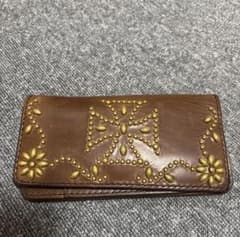 アイアンクロススタッズ付き長財布 クロムエクセルレザー　ブラウン　森下直哉 m36216825953_1.jpg?1759632471