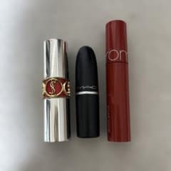 【デパコス・韓国コスメ】リップ3点セット（YSL / MAC / ロムアンド）のサムネイル