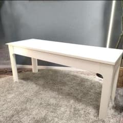 【Ka】美品IKEA EKEDALEN ホワイト ダイニングベンチ IKEA エーケダーレン ダイニングベンチ ホワイト - メルカリ