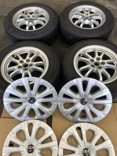 ②トヨタ新型シエンタ純正15インチ アルミ・タイヤ2本セット 185/65R15