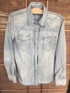 AVAIL デニムシャツ ライトブルー サイズLのサムネイル