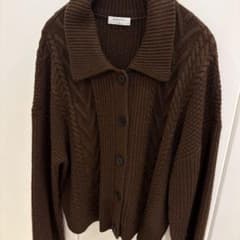 BABATON (aritzia)ニットカーディガン　ブラウンのサムネイル