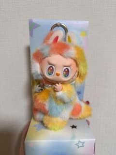 labubu zimomoぬいぐるみ ウサギ耳 カラフル ジモモ zimomo海外限定虹色 labubuカラフルウサギ耳ぬいぐるみ