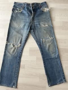 LEVI’S 517 ボタン裏134 L32W33フレアデニムのサムネイル