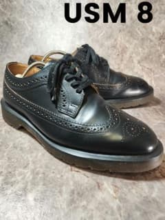 Dr.Martens ドクターマーチン 3989 ブローグシューズ ブラックのサムネイル