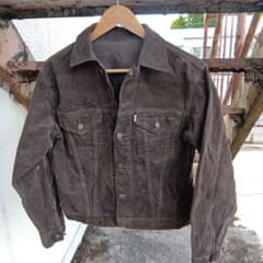 良品！USA製★リーバイス★Levis★後染めコーデュロイJK★ダークブラウン 良品！USA製☆リーバイス☆Levis☆後染めコーデュロイJK☆ダーク