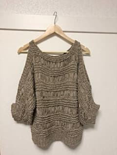 TODAYFUL オープンショルダーニットのサムネイル