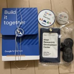 激レア】Google for Startups ストラップ ステッカー缶バッチ - メルカリ