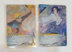 NARUTOカードゲーム 疾風伝 うずまきナルト うちはサスケ 2枚セット