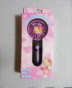 か*て様 ハローキティ カラビナ付き miniファン 本体　日焼けキティ　ハンデのサムネイル