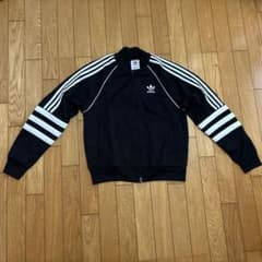 adidas 黒 トラックジャケット ジャージのサムネイル
