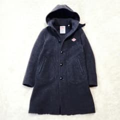 【美品】DANTON ダントン ウールモッサ ショートコート くるみボタン 丸襟 楽天市場】ダントン/DANTON ウールモッサくるみボタンコート メルトン