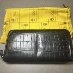Felisi （フェリージ） 125 クロコ型押しウォレット ブラック - メルカリ