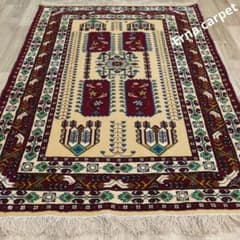 ペルシャ絨毯 新品 192x135 手織り クルド・ グーチャン産 persia