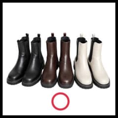 【極美品】オリエンタルトラフィック＊サイドゴアブーツ 厚底＊ブラウンのサムネイル