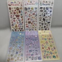 きゅるるんシール 6種セット 立体シールのサムネイル