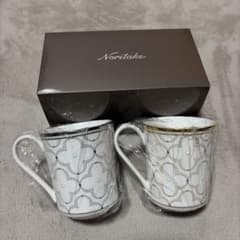 Noritake トレフォリオゴールド&プラチナ マグカップペア(色変り)のサムネイル