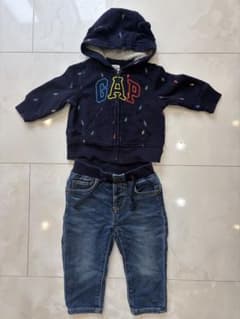 baby GAP パーカー デニムパンツ セットのサムネイル