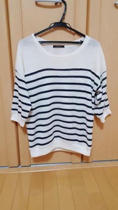 abc様専用INGNI　ボーダー春ニットのサムネイル