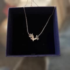 SWAROVSKI Lilia 蝶 ネックレス シルバー 箱付き SWAROVSKI Lilia 蝶 ネックレス シルバー 箱あり - メルカリ