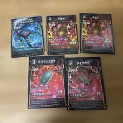 水生昆虫デッキパーツ　蟲神器 カード 5枚セット LR・SR・Nのサムネイル