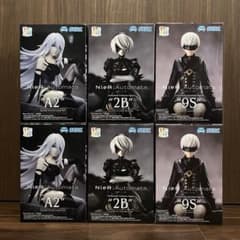 NieR:Automata ちょこのせプレミアムフィギュア 9S A2 セット NieR:Automata A2 9S 2B ちょこのせ 6体セット - メルカリ