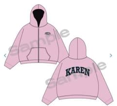 松本かれん まつかれ パーカー ジップアップフーディー 推し色 m36247269323_1.jpg?1758885792