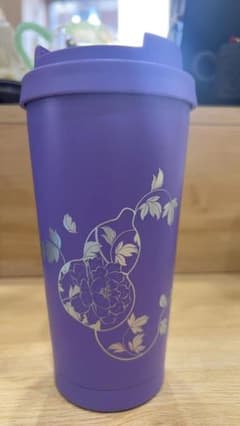 新品 STARBUCKS 紫 500ml ステンレスタンブラー