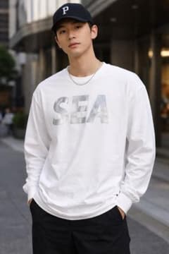 WIND AND SEA】BIG LOGO ロングスリーブ Tシャツ S - メルカリ