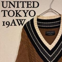 상태좋음 UNITED TOKYO 19AW 빅 실루엣 칠덴 니트